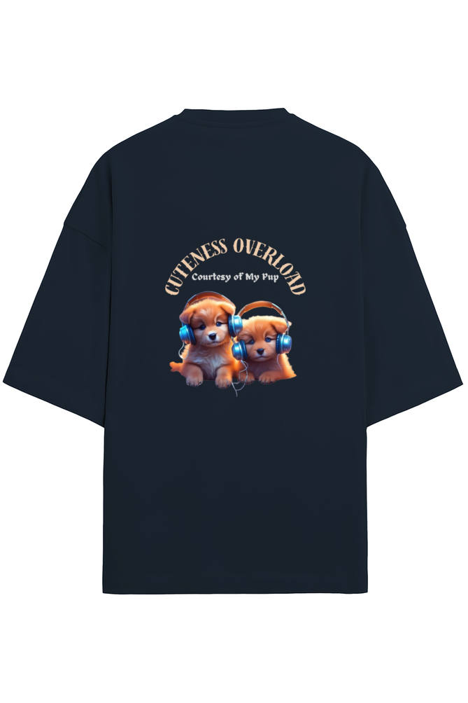 Unisex Terry Oversized T-Shirt - A Cozy Essential for Dog Lovers